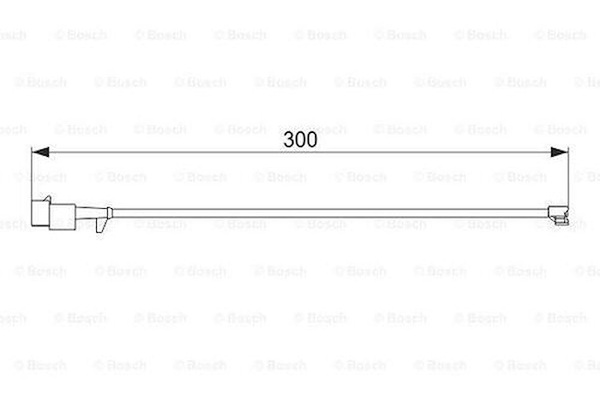 Bosch 1987474576 Balata Fişi Arka Daily III 99-07 300mm 42548209