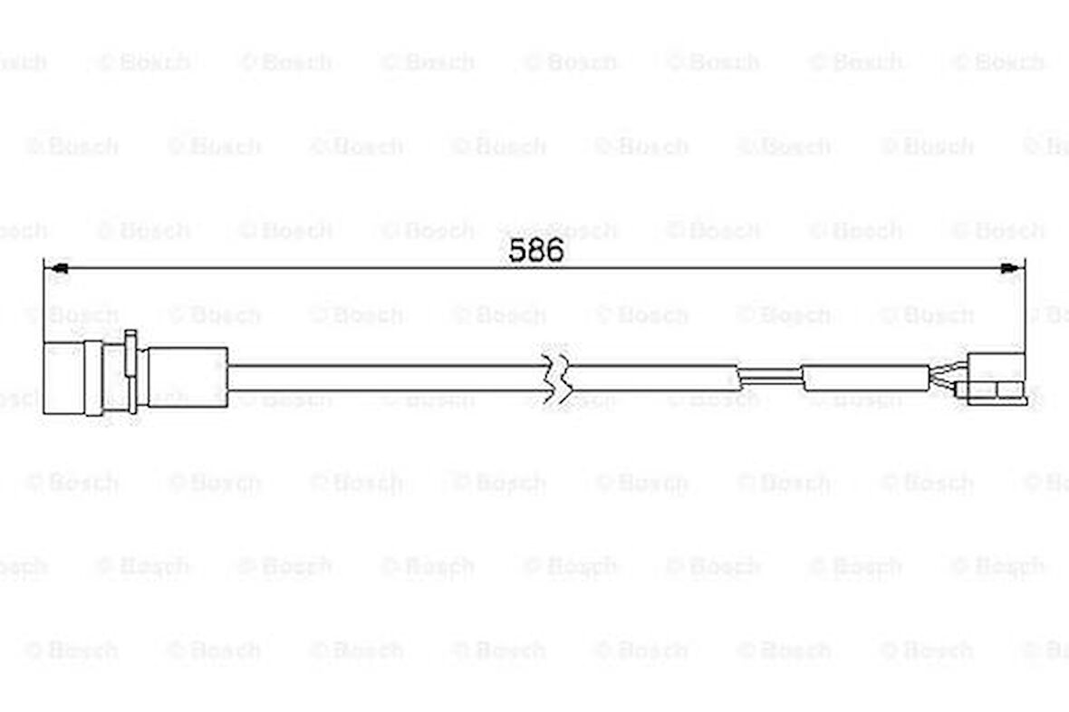 Bosch 1987474985 Disk Balata İkaz Kablosu 93061221100