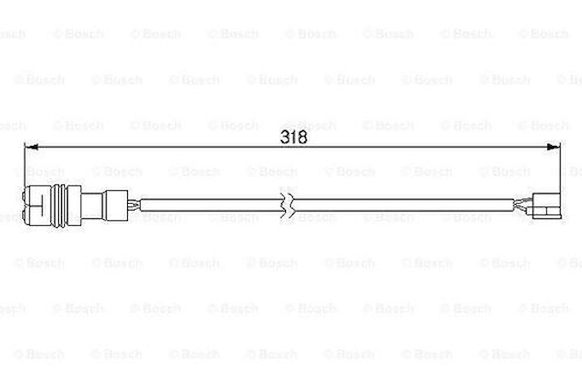 Bosch 1987474988 Disk Balata İkaz Kablosu 94461221201