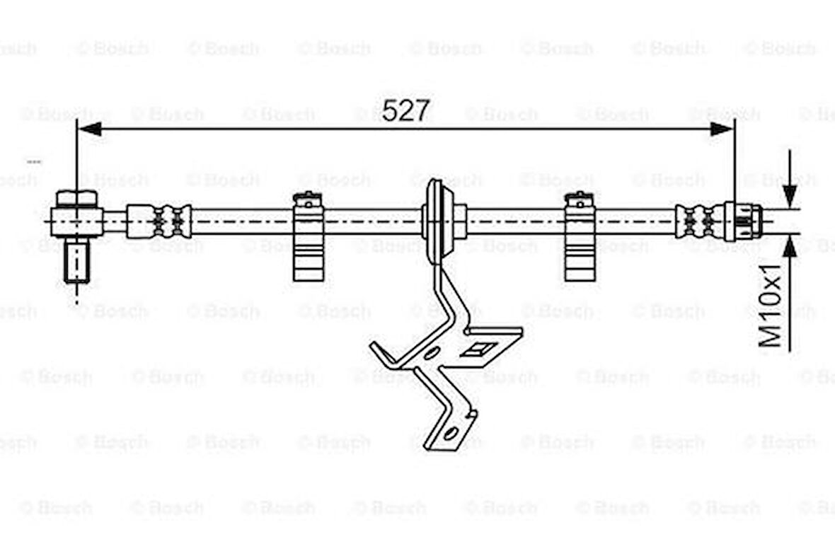 Bosch 1987476041 Fren Hortumu Ön Sol ML-Serisi W163 98-04 A1634202448