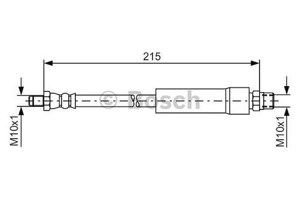 Bosch 1987476142 Arka Fren Hortumu A4 Quattro 94- 443611775F
