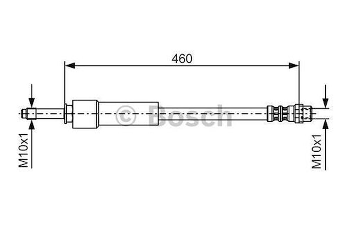 Bosch 1987476297 Fren Hortumu On. 460.00 Mm