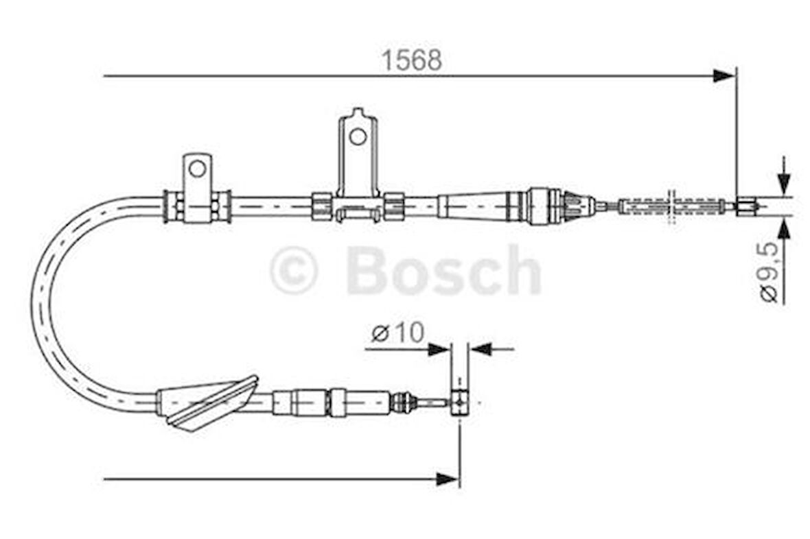 Bosch 1987477791 El Fren Teli Sol Land Rover Freelander 98-06 SPB101310