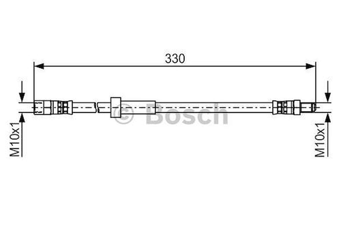 Bosch 1987481493 Fren Hortumu S60 00-10 V70 99-03
