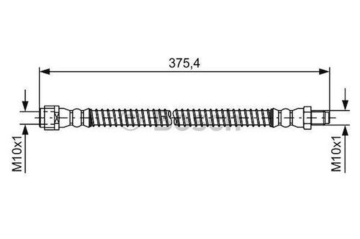 Bosch 1987481575 Fren Hortumu Arka W221 06-13 C216 06-13 W222 14-C217 15-A217 17- A2214200248