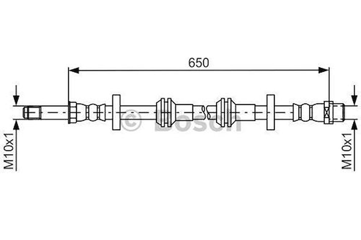 Bosch 1987481690 Fren Hortumu