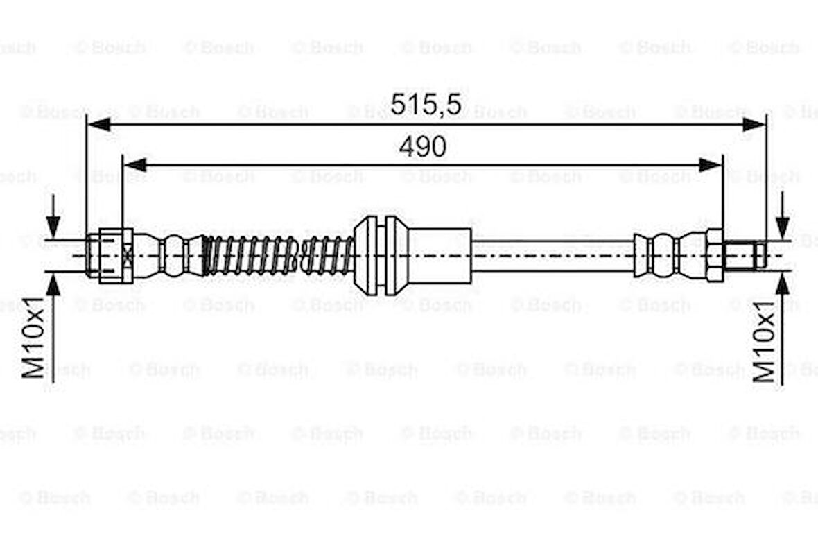 Bosch 1987481721 Fren Hortumu A2044200748
