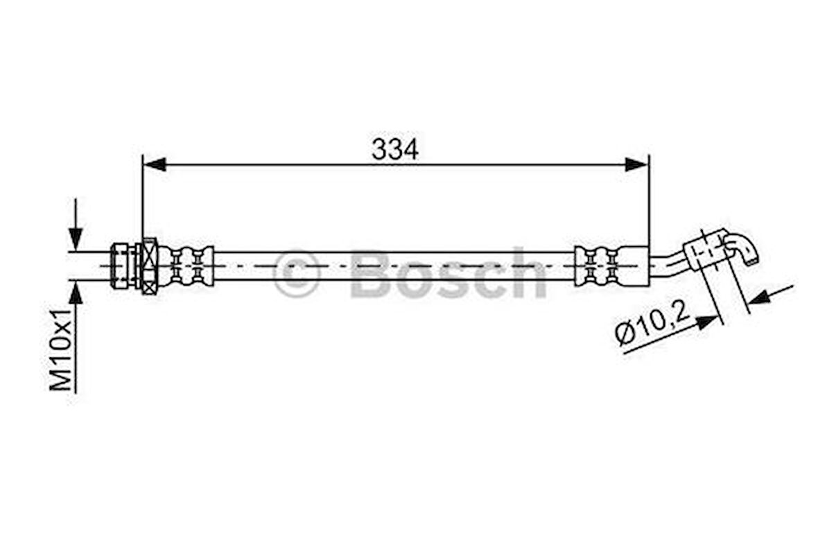 Bosch 1987481892 Fren Hortumu 587382S500
