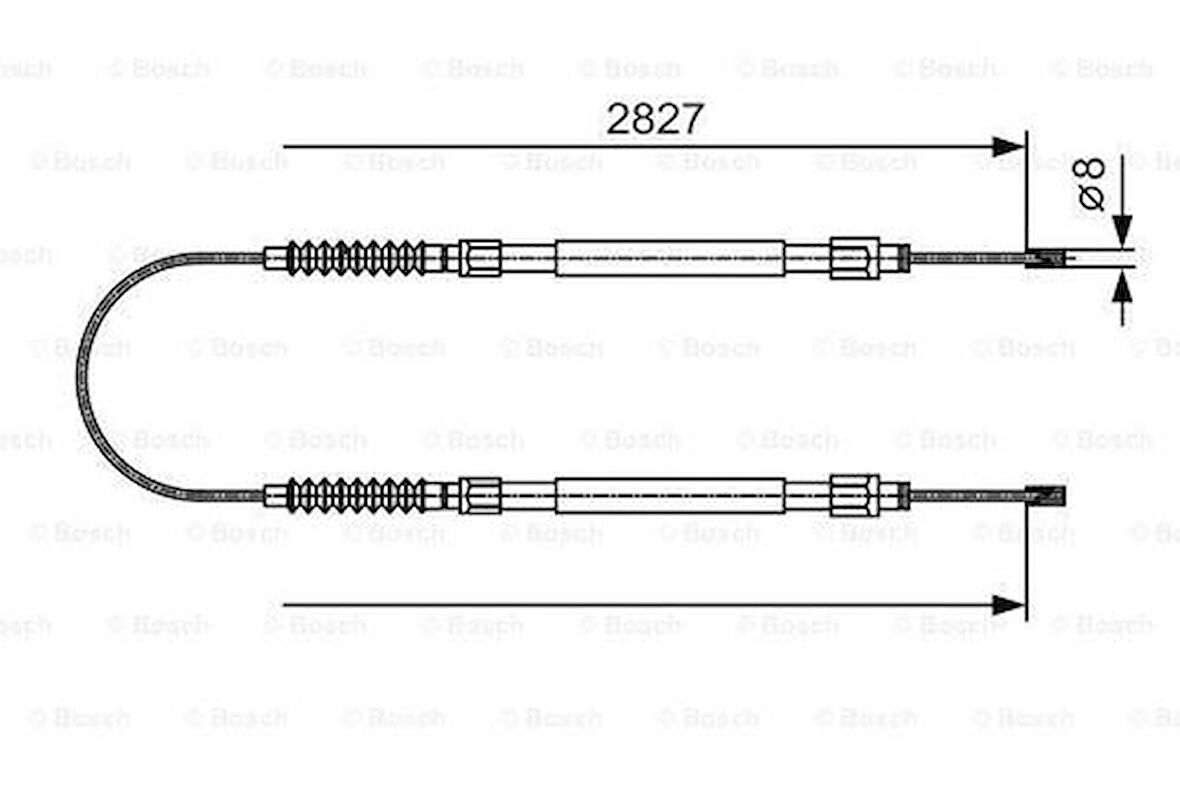 Bosch 1987482006 El Fren Teli Ducato Boxer Jumper 2.5D TD TDI 2.8HDI 94 01 1330066080