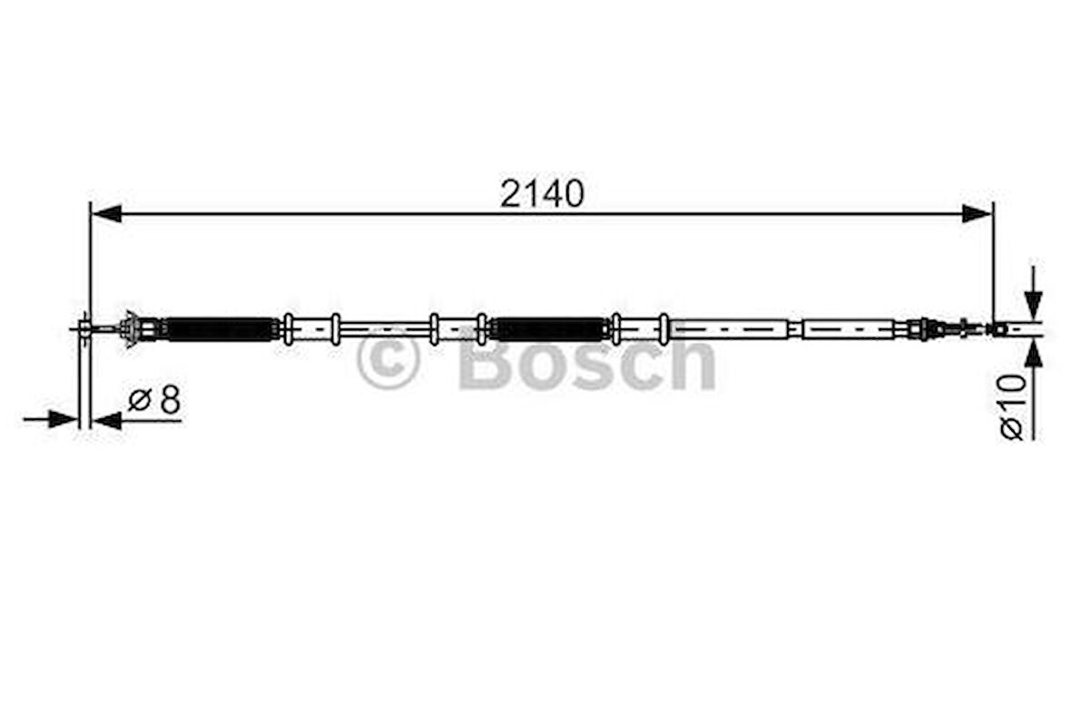 Bosch 1987482287 Fren Teli 2140mm 