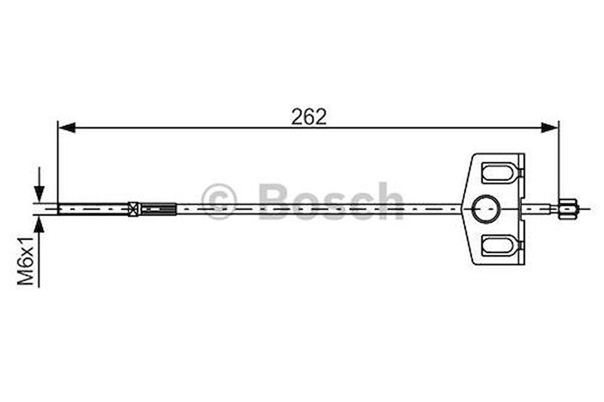 Bosch 1987482337 Fren Teli 262mm 36402JD00A