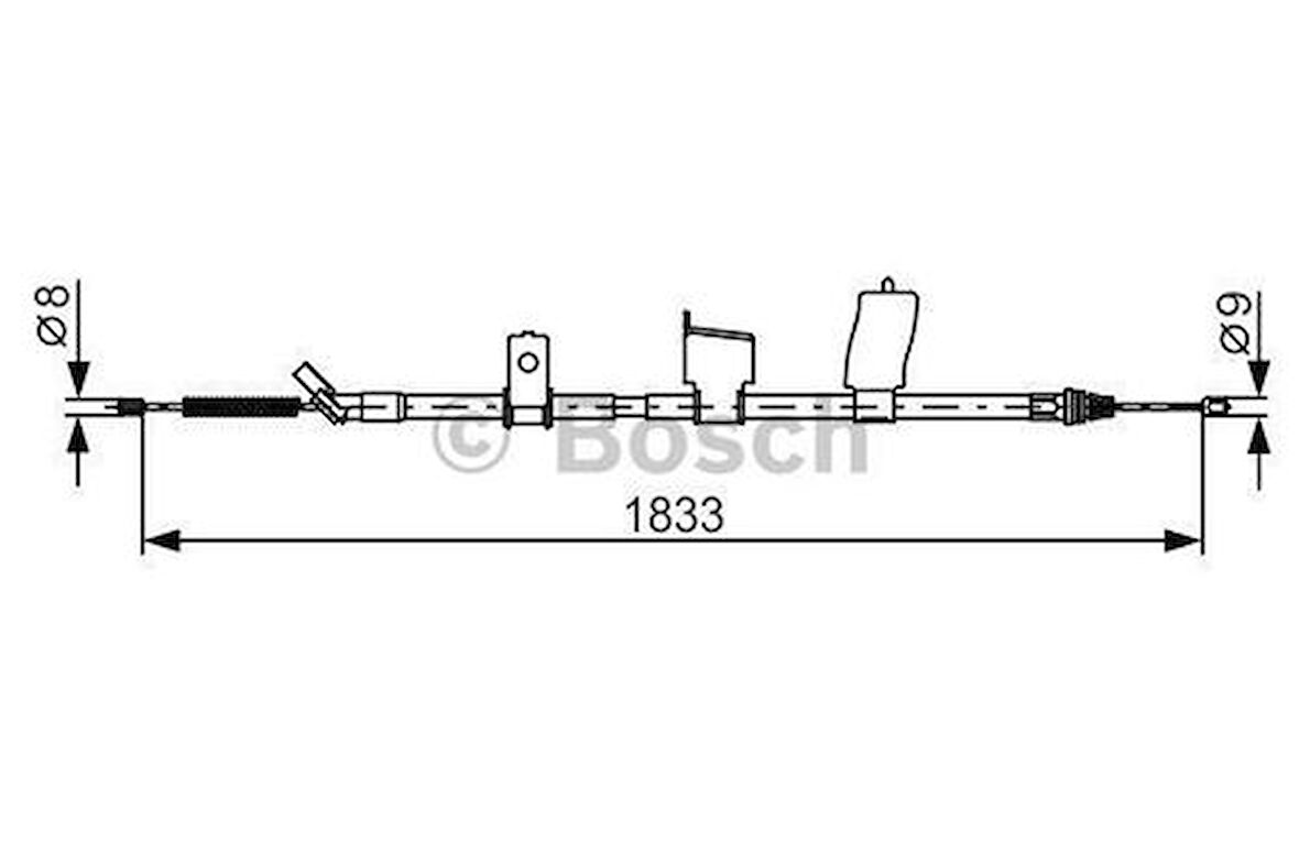 Bosch 1987482340 Fren Teli 1833mm 36531EY10A