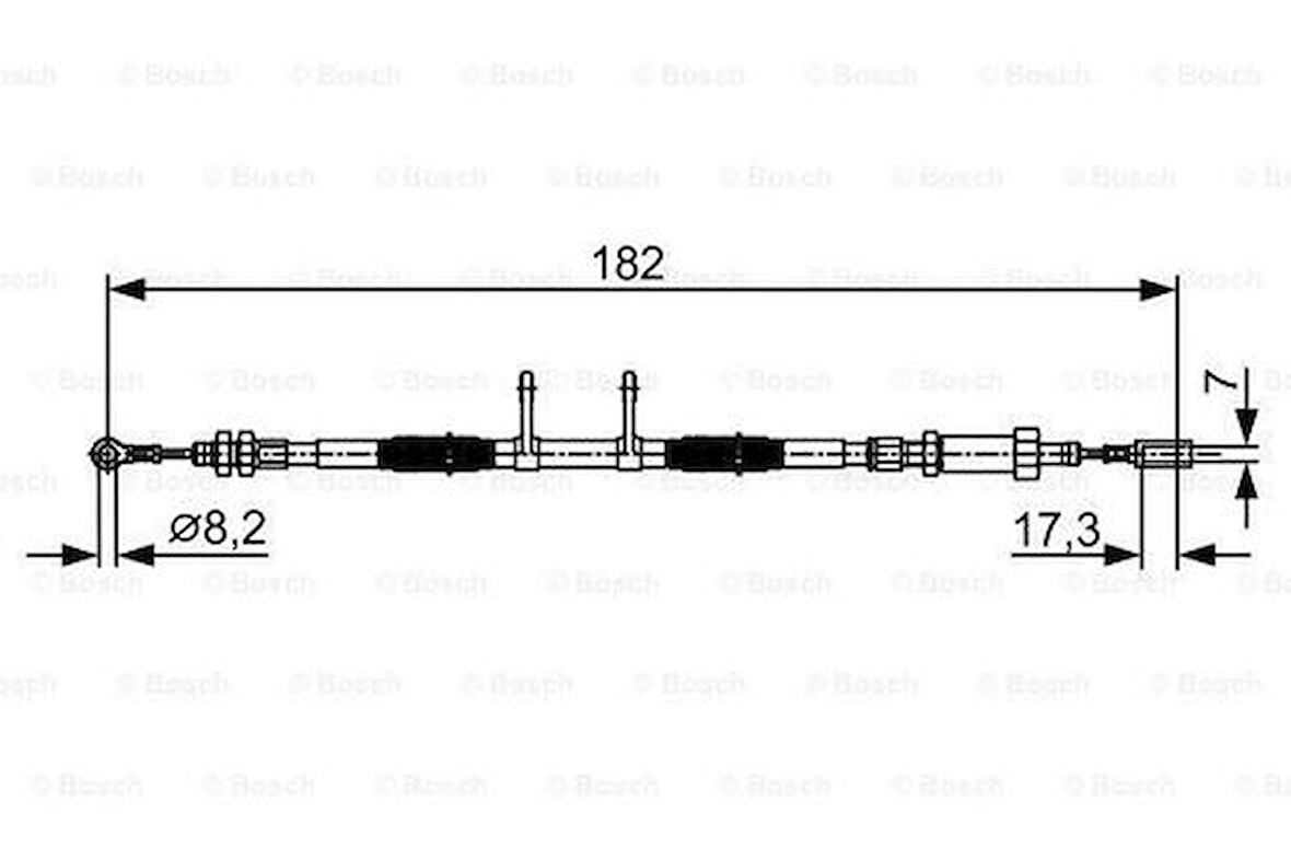 Bosch 1987482450 El Fren Teli Ducato Boxer Jumper 15- 4745.Z9