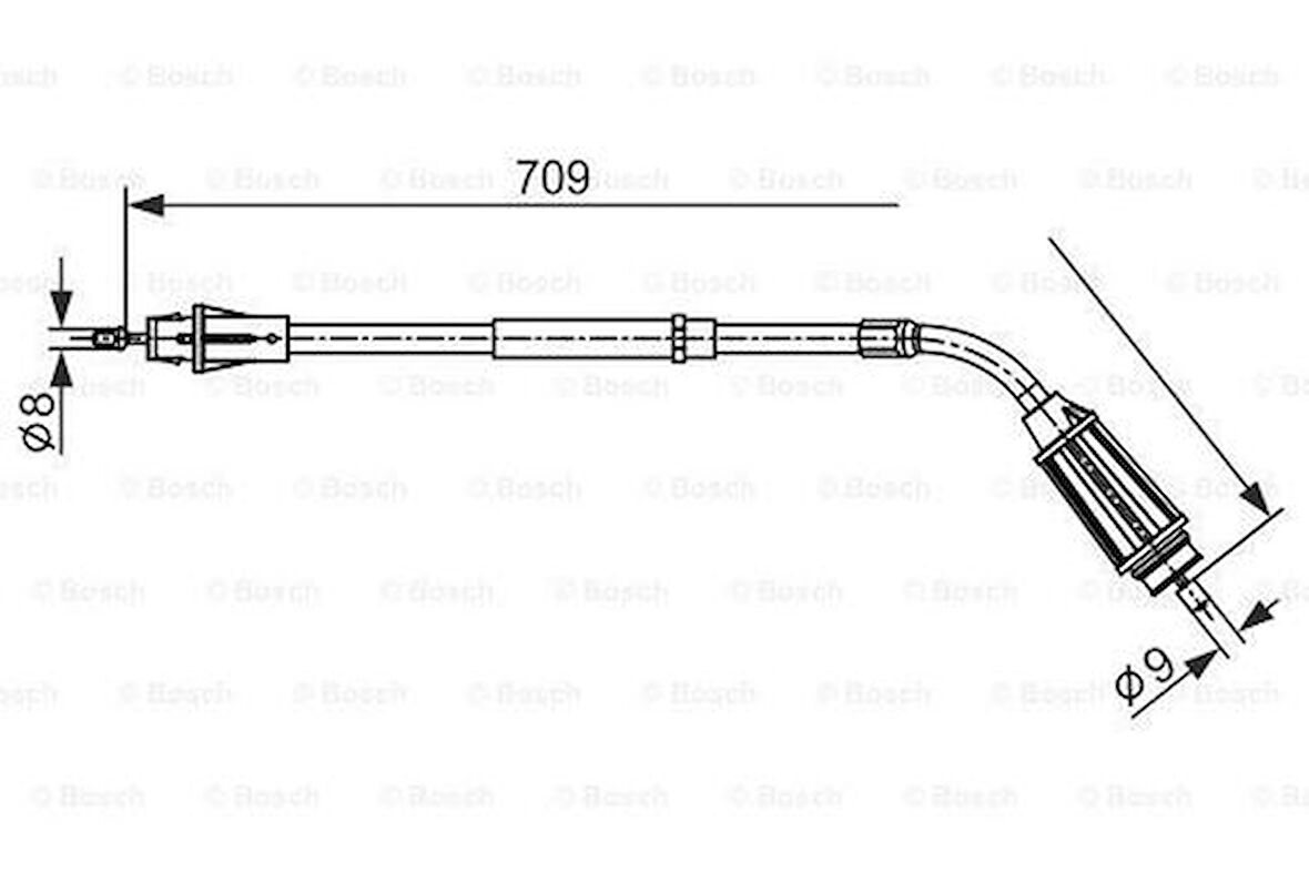 Bosch 1987482557 Fren Teli 31340068