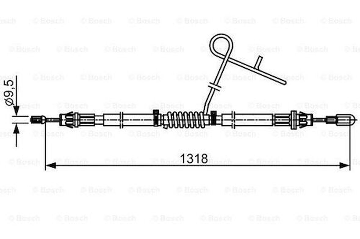 Bosch 1987482559 Fren Teli 