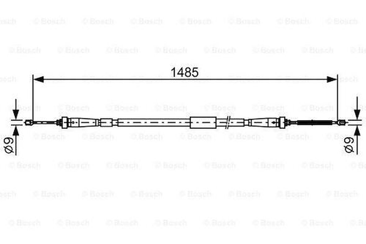 Bosch 1987482637 El Fren Teli Arka Sol Clio (Iv) 0.9 TCE-1.2 16V .1.5DCI 12- 365311282R