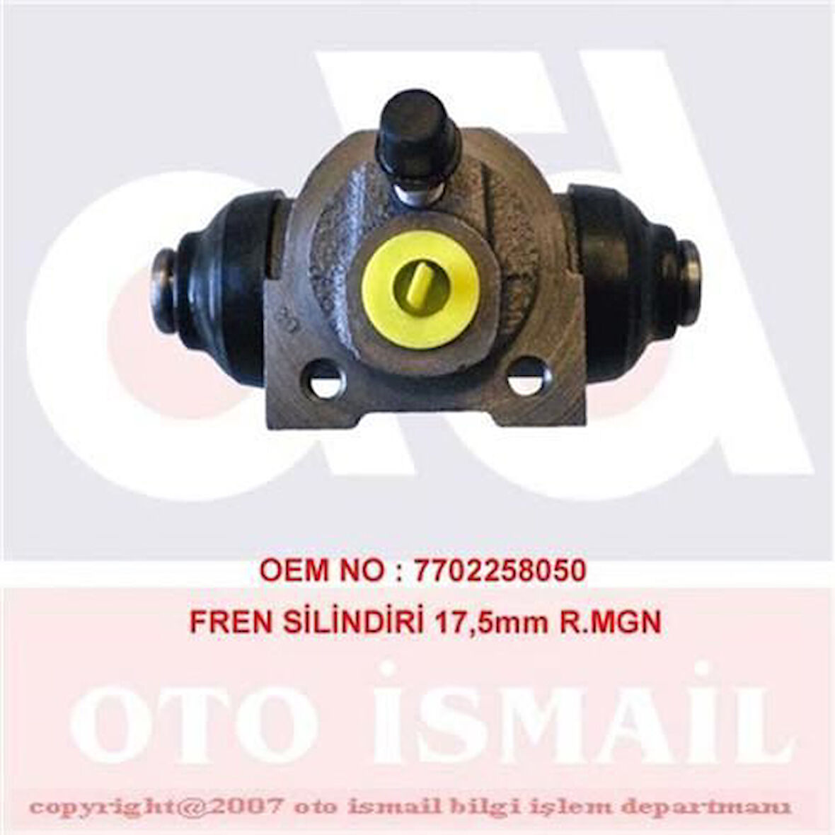 Bosch F026002182 Fren Silindiri Megane I 96-17.5mm 0204116182 7701040850