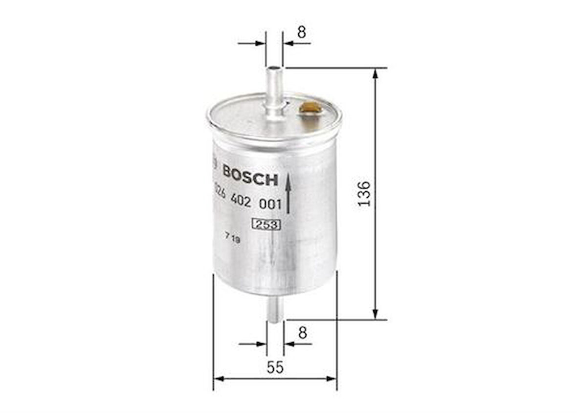 Bosch F026402001 Dizel Filtre 