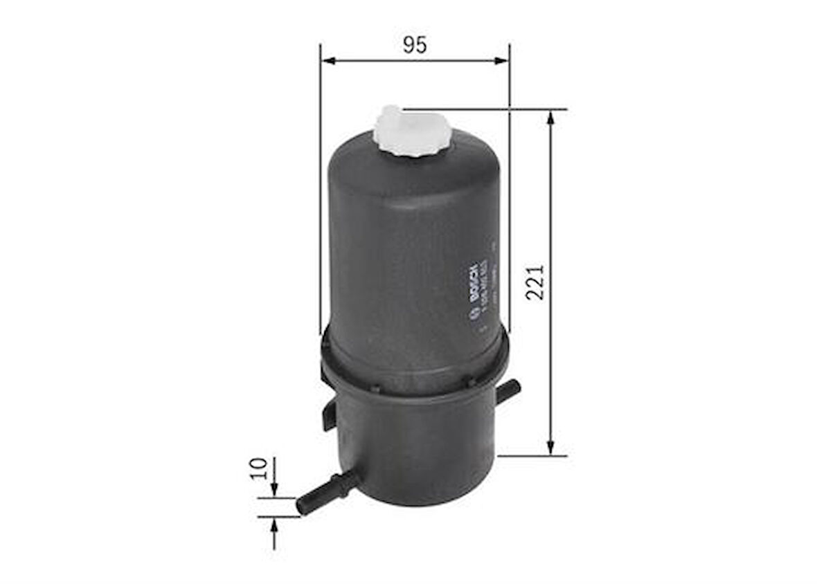 Bosch F026402853 Mazot Filtresi Crafter 11-2.0 TDI Cku 2H0127401