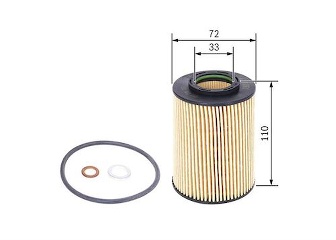 Bosch F026407061 Yağ Filtresi 2631027100