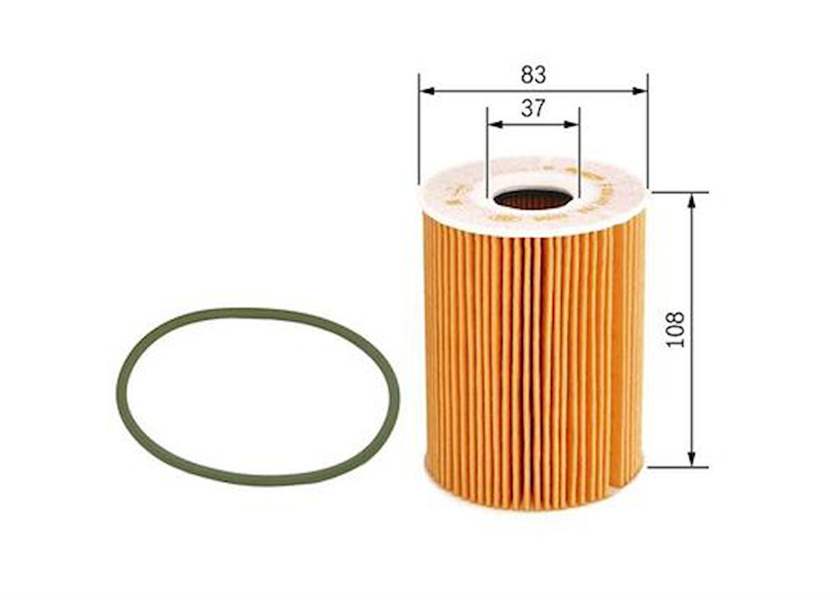 Bosch F026407102 Yağ Filtresi Porsche 911 08-Cayenne 08-Macan 14-Panamera 09- 94810702200