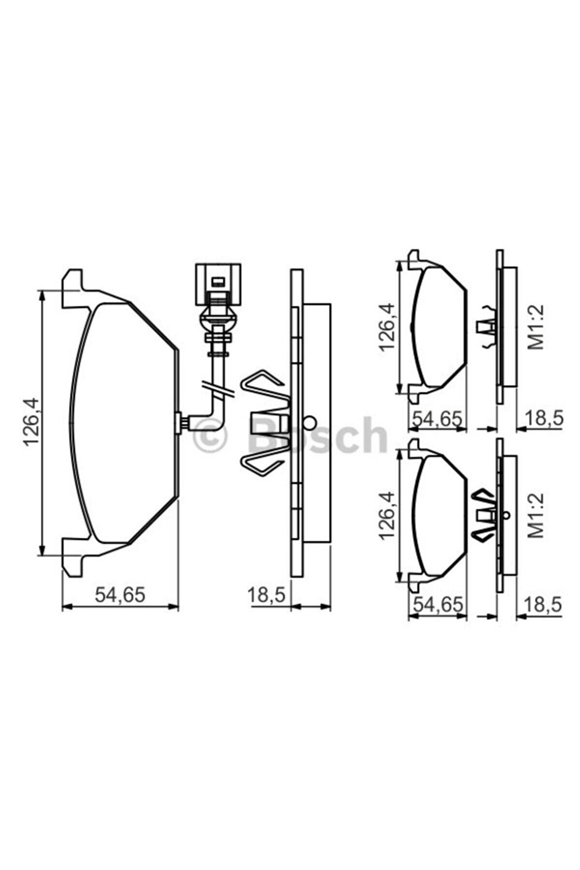 0986495213 Vw Golf Vı V Bora Caddy Ön Disk Balata