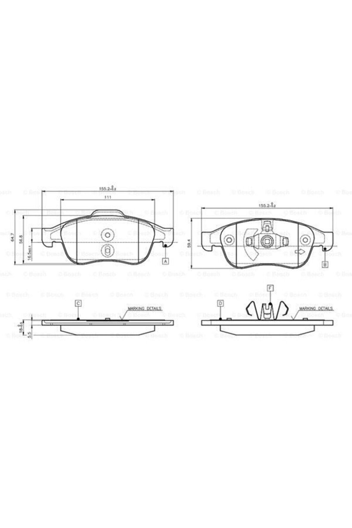 0986495416 Renault Fluence Megane Iıı Scenic Ön Disk Balata