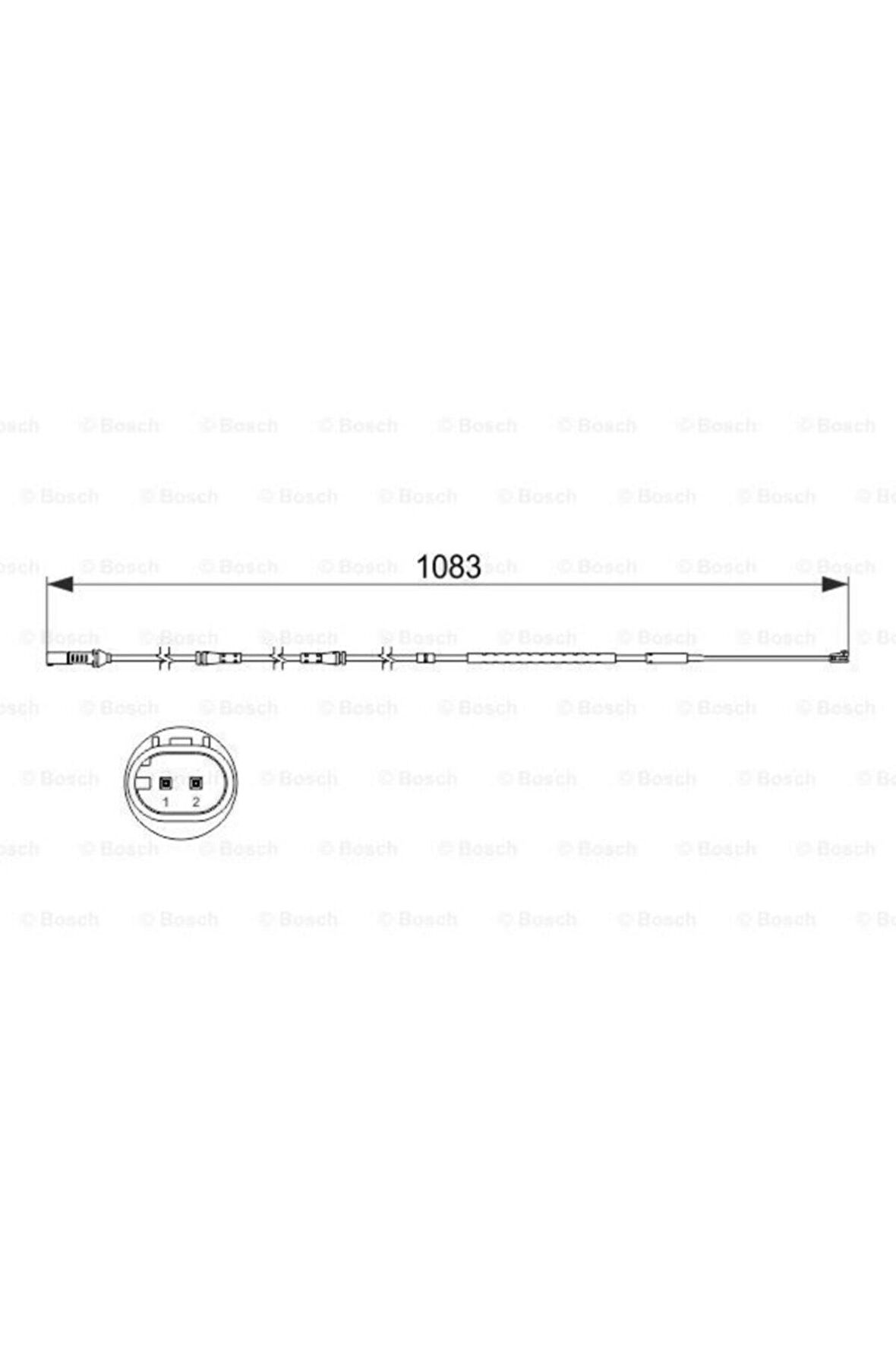 1987473500 Balata Ikaz Kablosu 1083mm Arka Bmw F10 F18 F13 F12