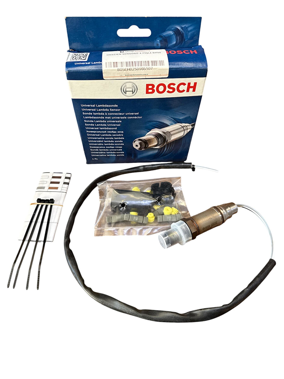 OKSİJEN SENSÖRÜ 4 FİŞLİ / BMW N45-N46-E83-E87-E90 / 11787530285-BOSCH0258986507