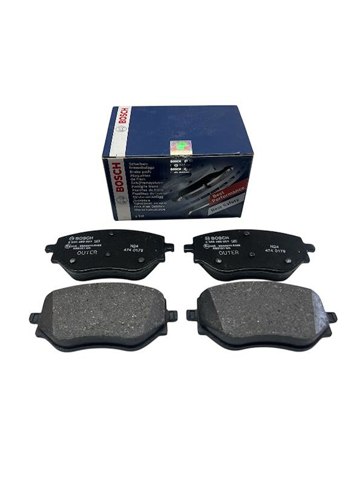 ÖN FREN BALATASI / RENAULT CLIO 5 - TALIANT - DACIA SANDERO 3 / 410608885R