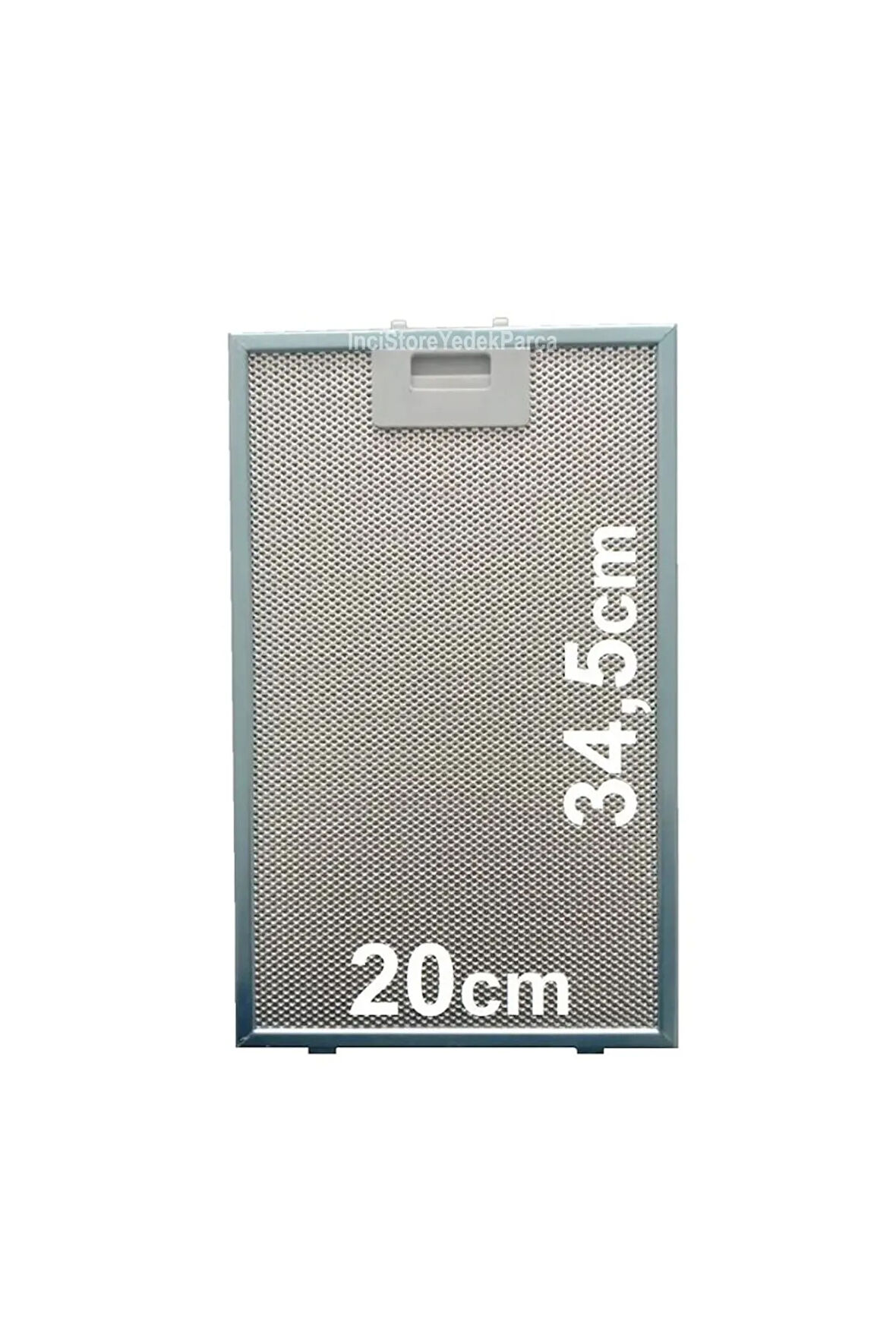 DWK65AD30R/02 Davlumbaz Aspiratör Filtresi 20x34,5cm Alüminyum Yağ Süzgeç Tel Kaset Filtre