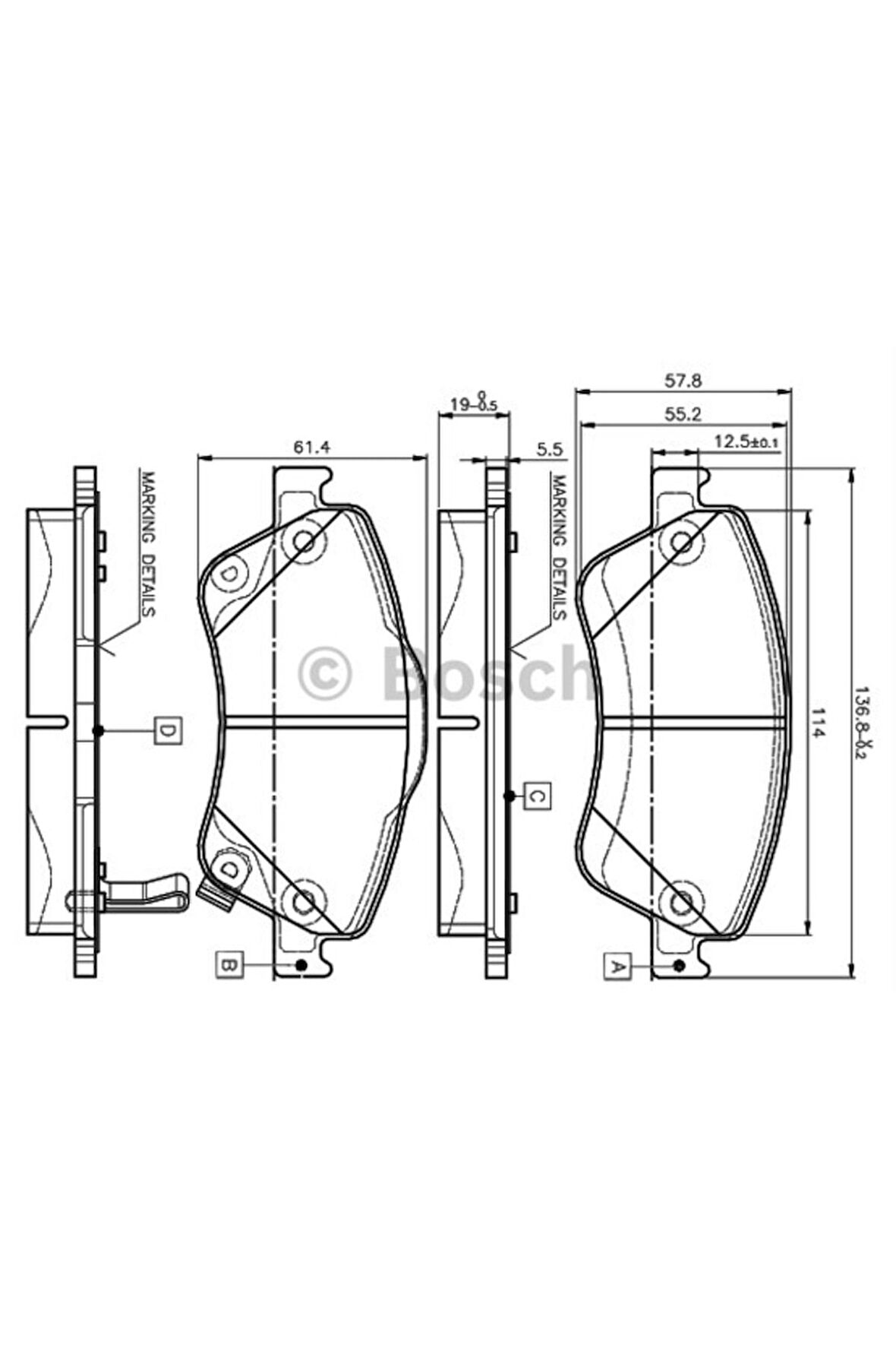 Ön Balata Aurıs-corolla 1.3 1.4d-1.4 Vvtı-1.6 Vvtı-1.8-2.0d-4d-2.2d 07 10