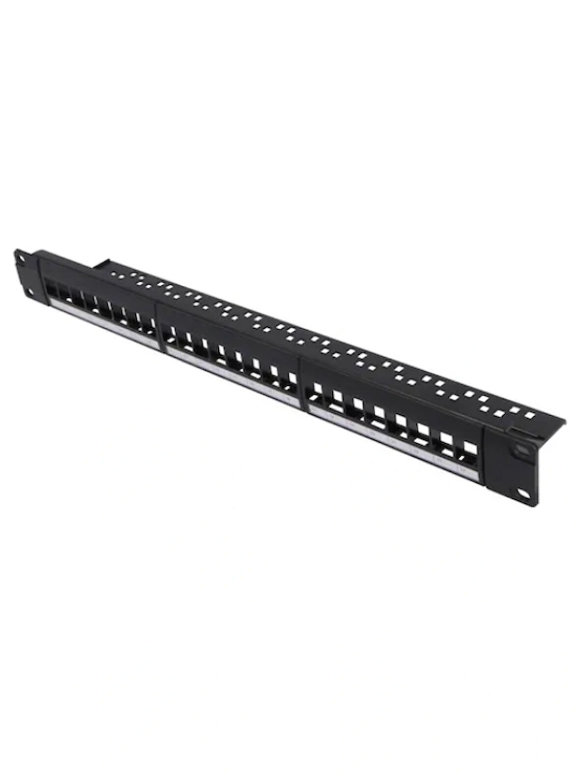 24 Port Boş Patch Panel / Cat5-Cat6-Cat7-Ftp