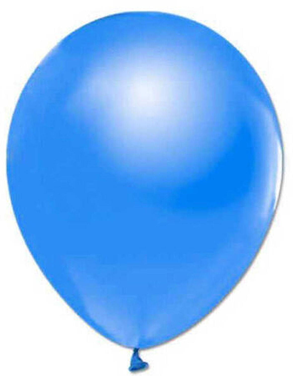 Metalik Mavi Balon 12 İnch 10 Adet