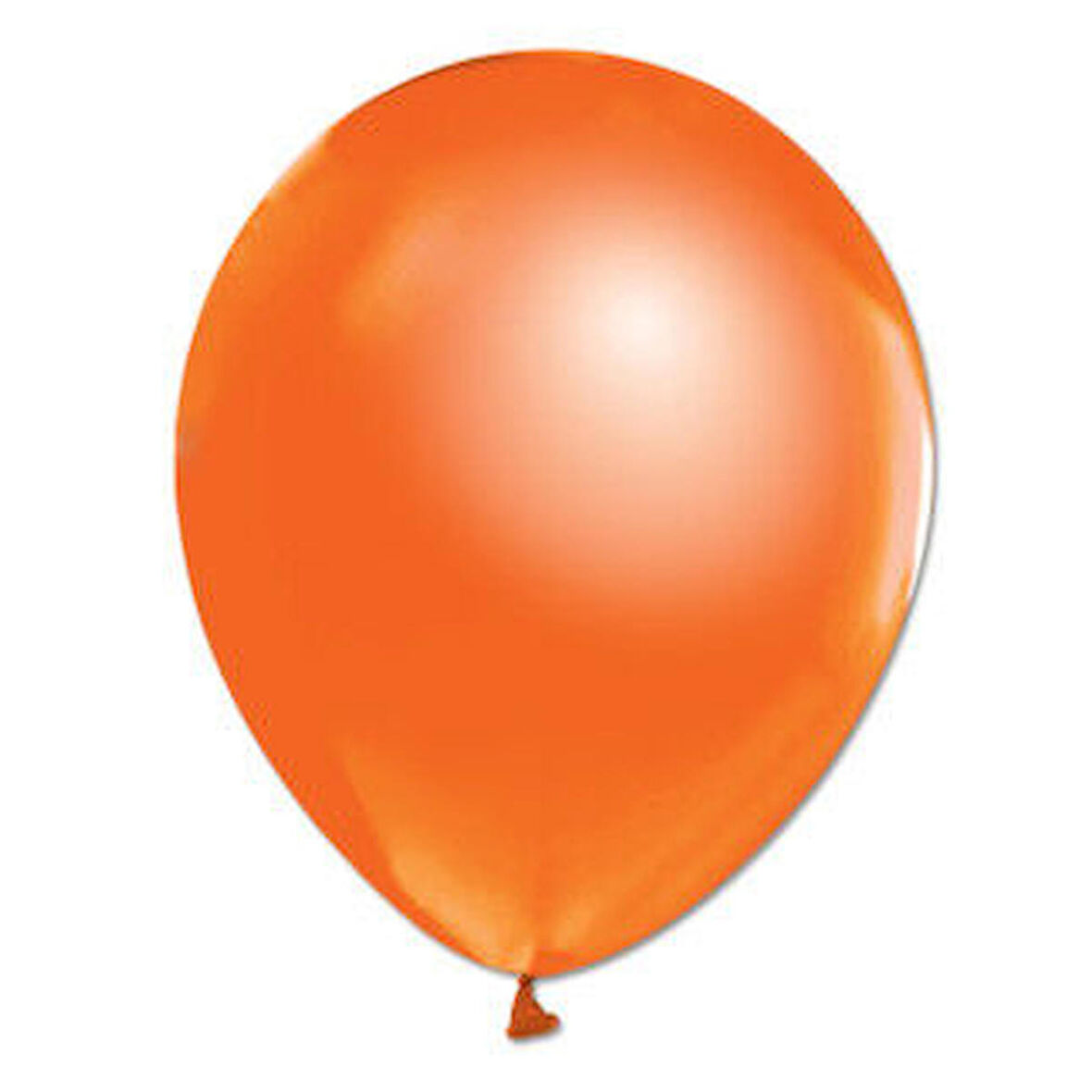 Metalik Turuncu Balon 12 İnch 10 Adet