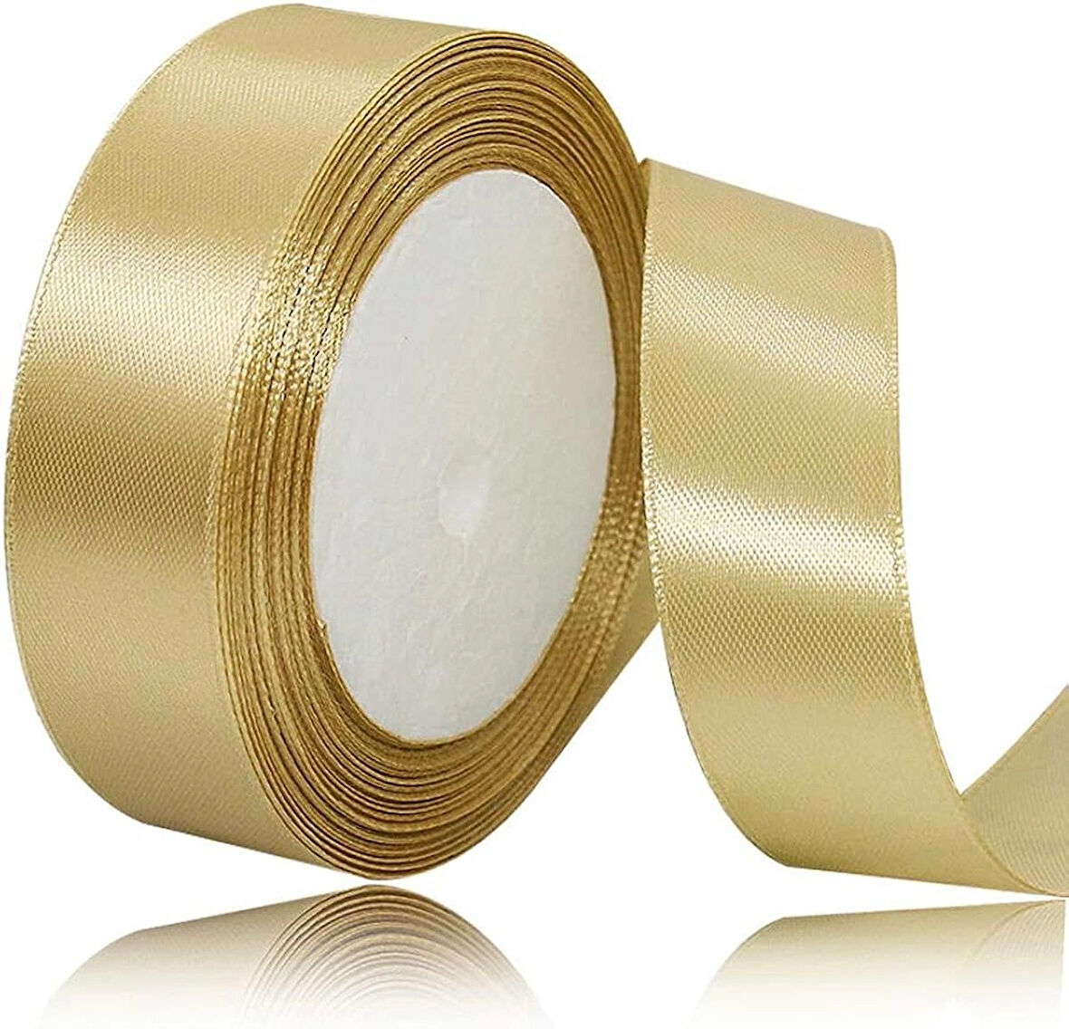 Benim Marifetlerim Altın Saten Kurdele 4 cm 10 Metre