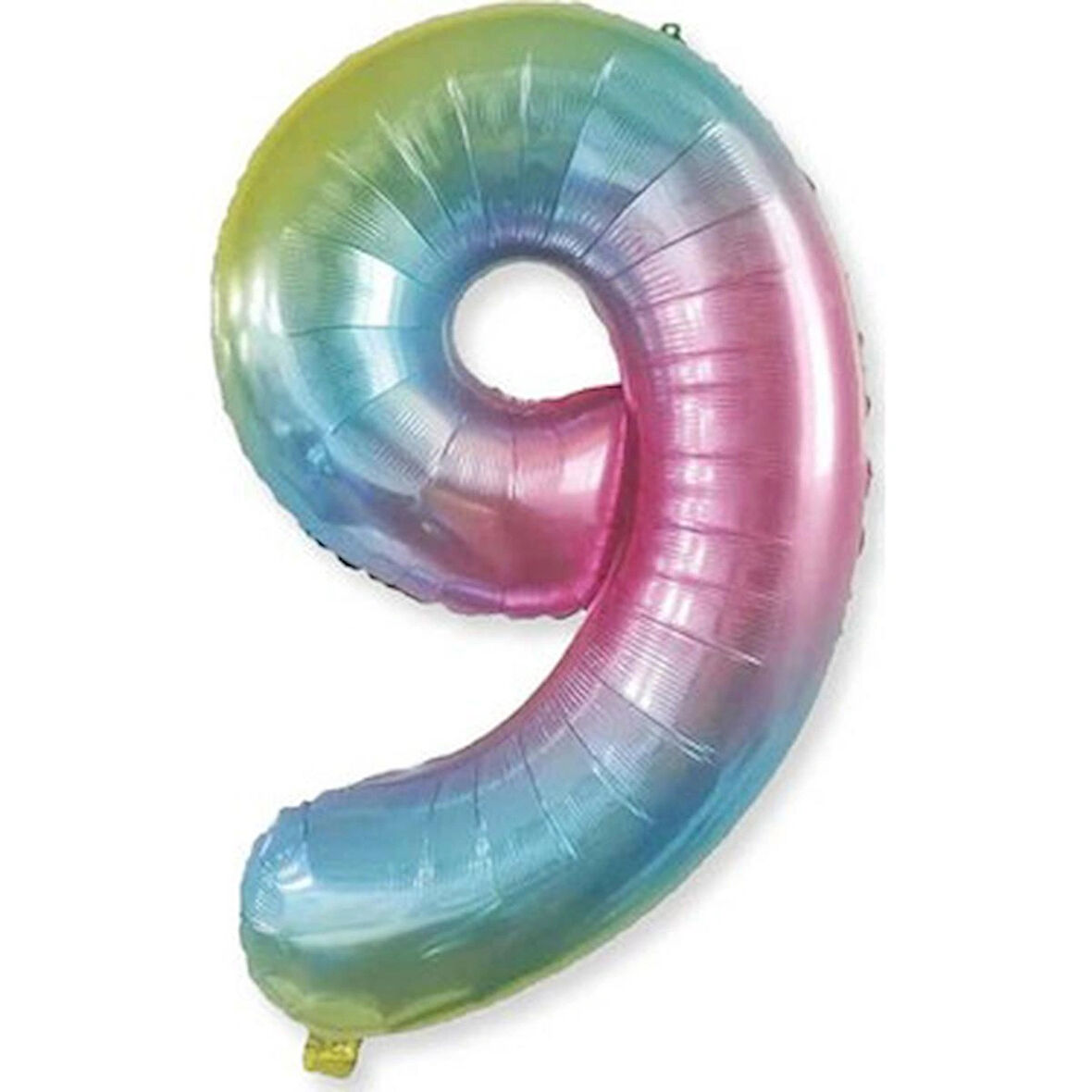 Benim Marifetlerim 9 Rakamı Rengarenk Folyo Balon 40 inch 90 cm