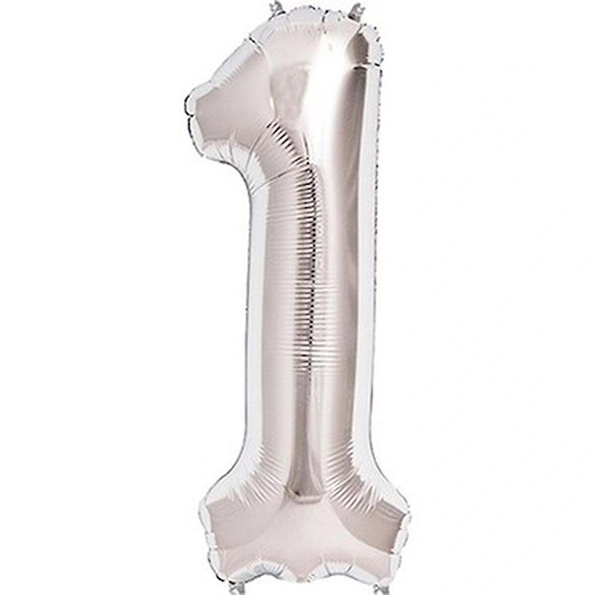 Benim Marifetlerim 1 Rakamı Gümüş Folyo Balon 34 inch 86 cm