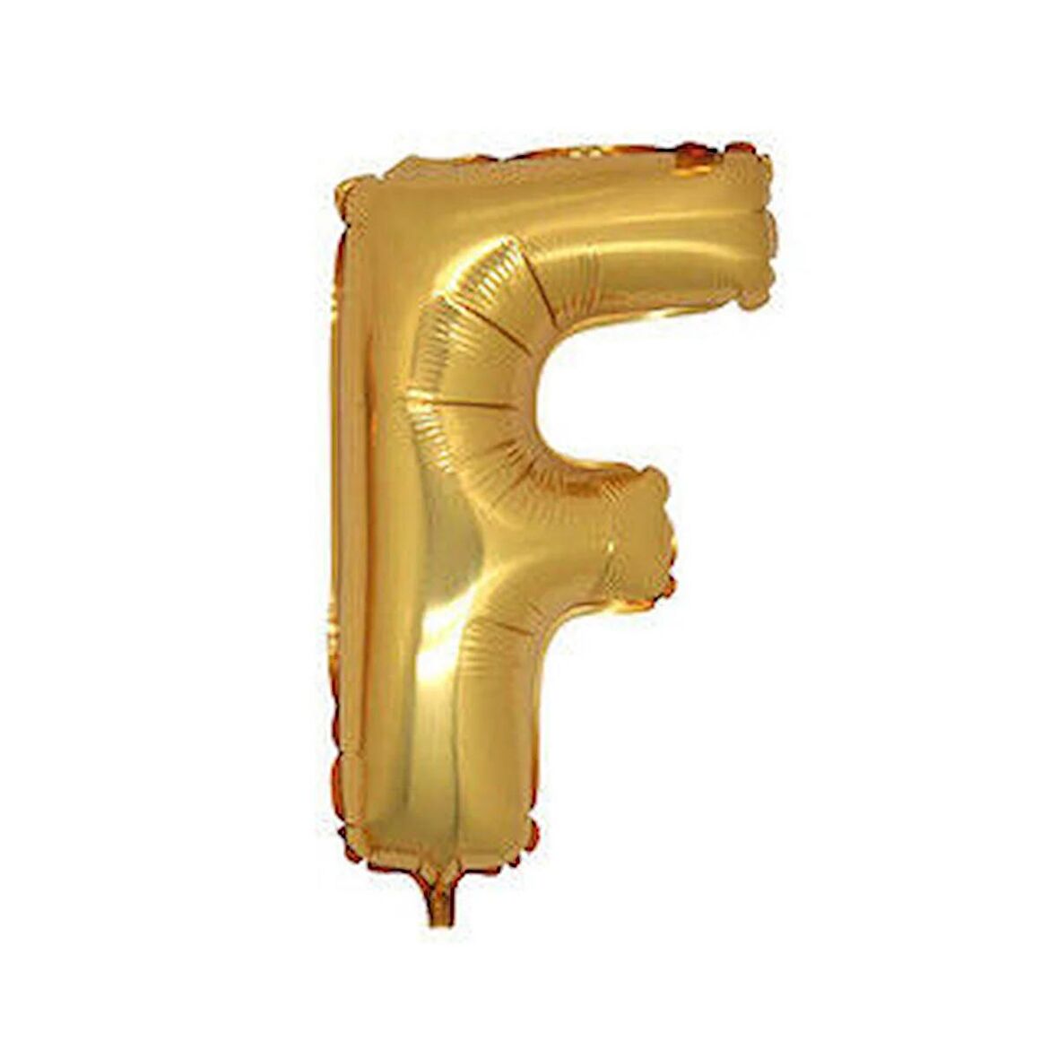 F Harfi Altın Folyo Balon 40 Inch 90 Cm