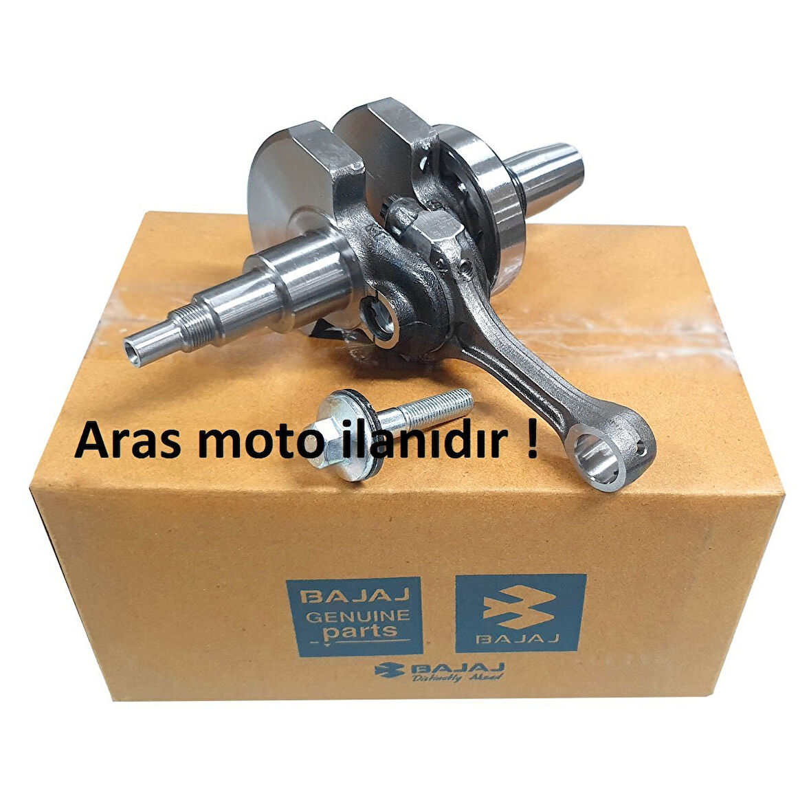 Bajaj Pulsar Ns 200 -Rs 200 Krank Komple Orjinal (Tüm Yıllara Uyumlu),Krank Mili Seti-Arasmoto