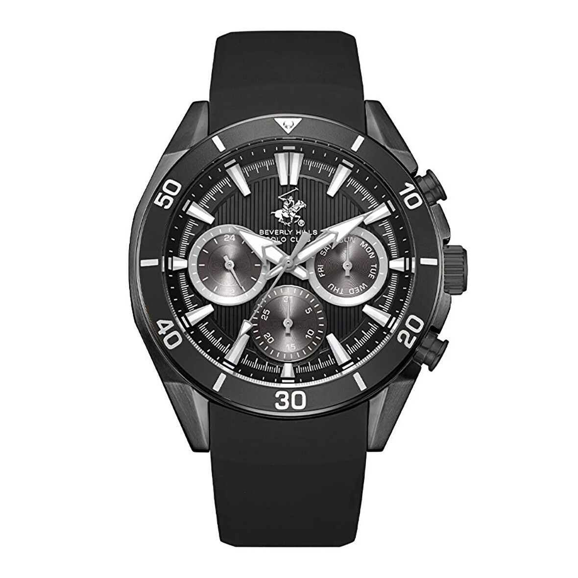 Beverly Hills Polo Club BP3730X.051 Erkek Kol Saati | 42,5mm, 10 ATM, Seramik Safir Kaplama Cam