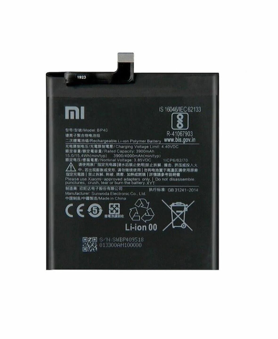 Xiaomi Mi K20 Pro Batarya Xiaomi Mi BP40 Uyumlu Yedek Batarya