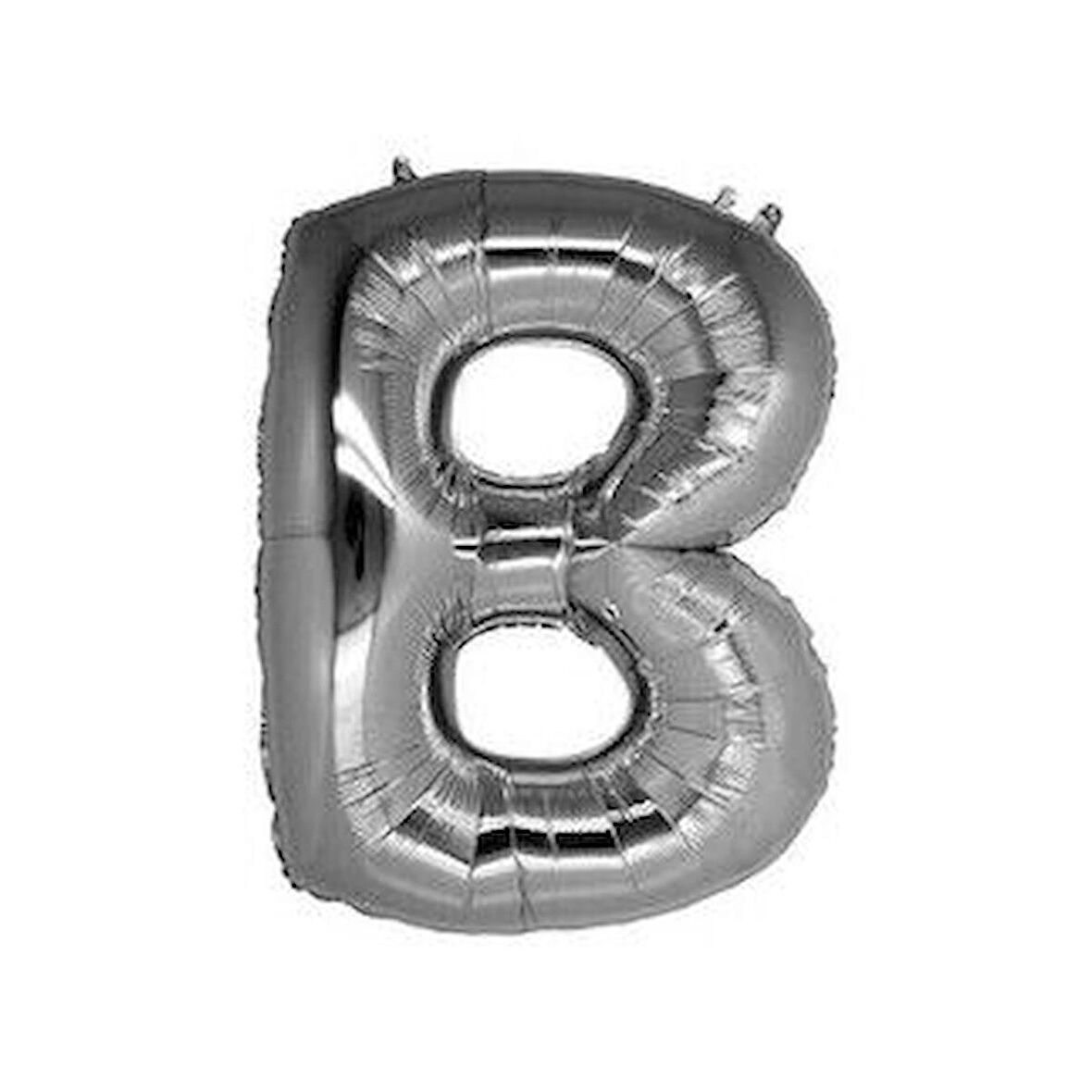 Benim Marifetlerim B harfi Gümüş Folyo Balon 40 inch 90 cm
