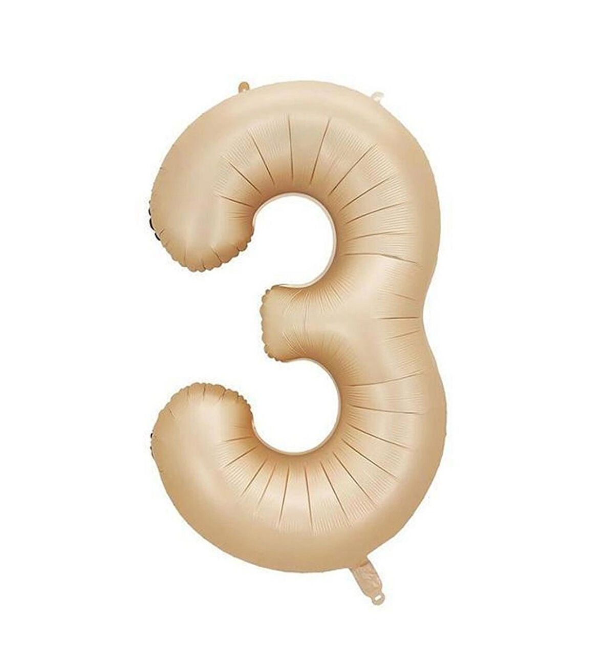 Benim Marifetlerim 3 rakamı Karamel Folyo Balon 34 inch 86 cm