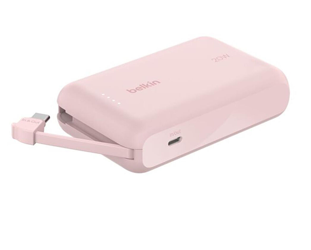 Belkin 10000mAH PowerBank 20W Pembe