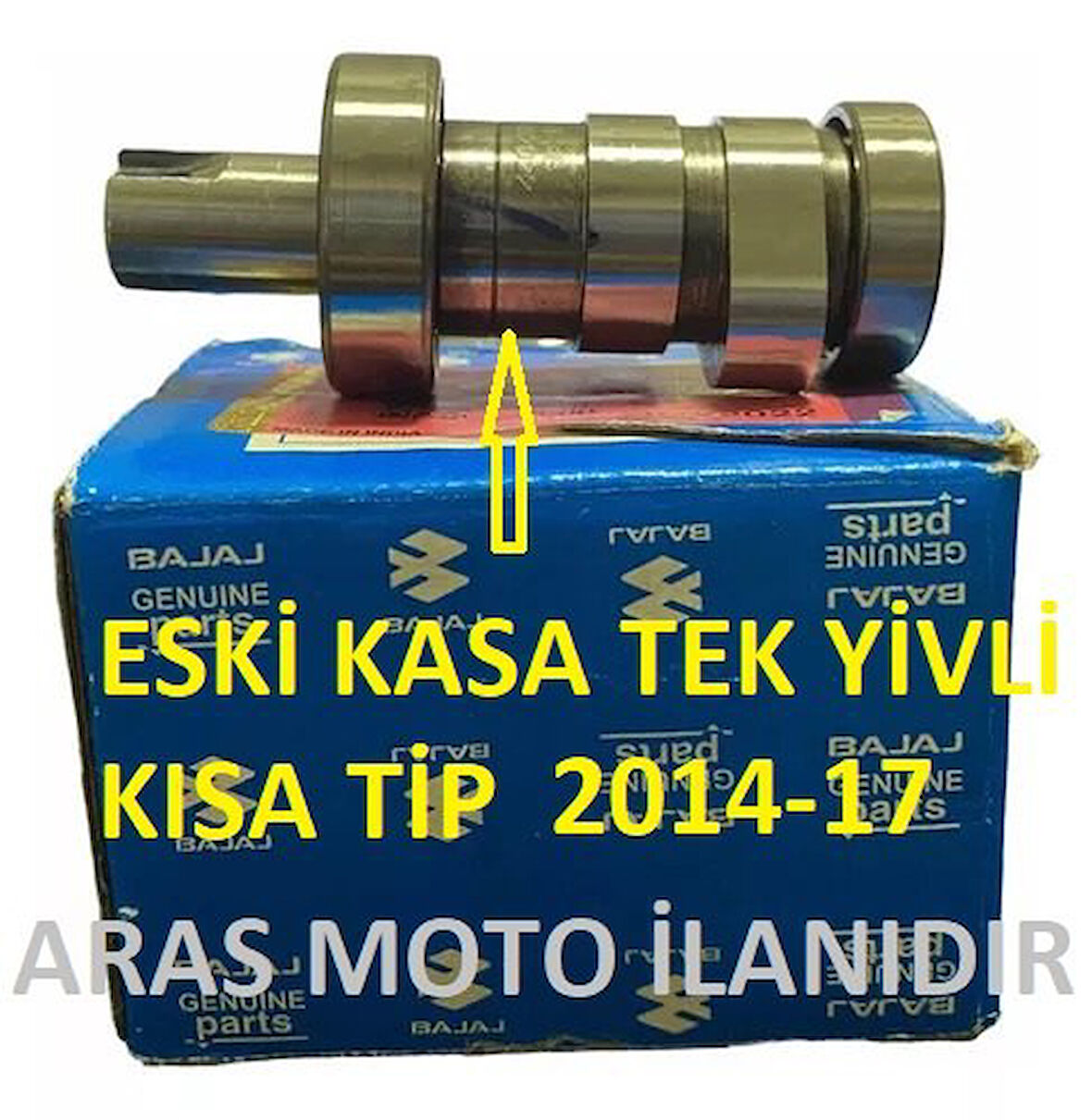 Bajaj Pulsar Ns 200 ,Rs 200 Eksantrik Mili Tek Yivli Kam Mili Euro 3 Orjinal 2014-2017-Arasmoto