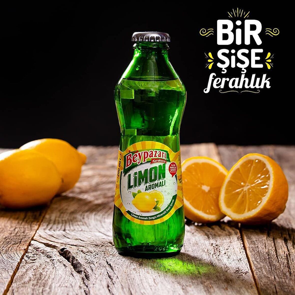 Beypazarı Limon Aromalı Maden Suyu 200 Ml X 6 Adet