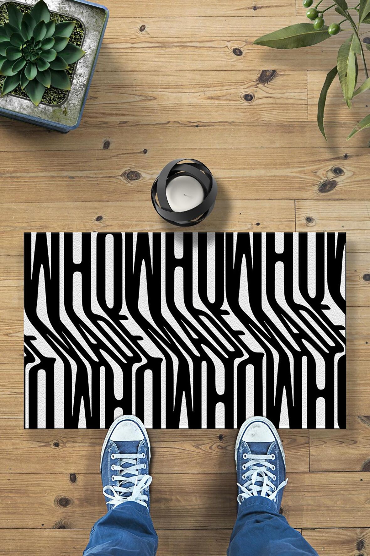 Who Made Dekoratif Kapı Önü ve İç Mekan Paspası 45x70