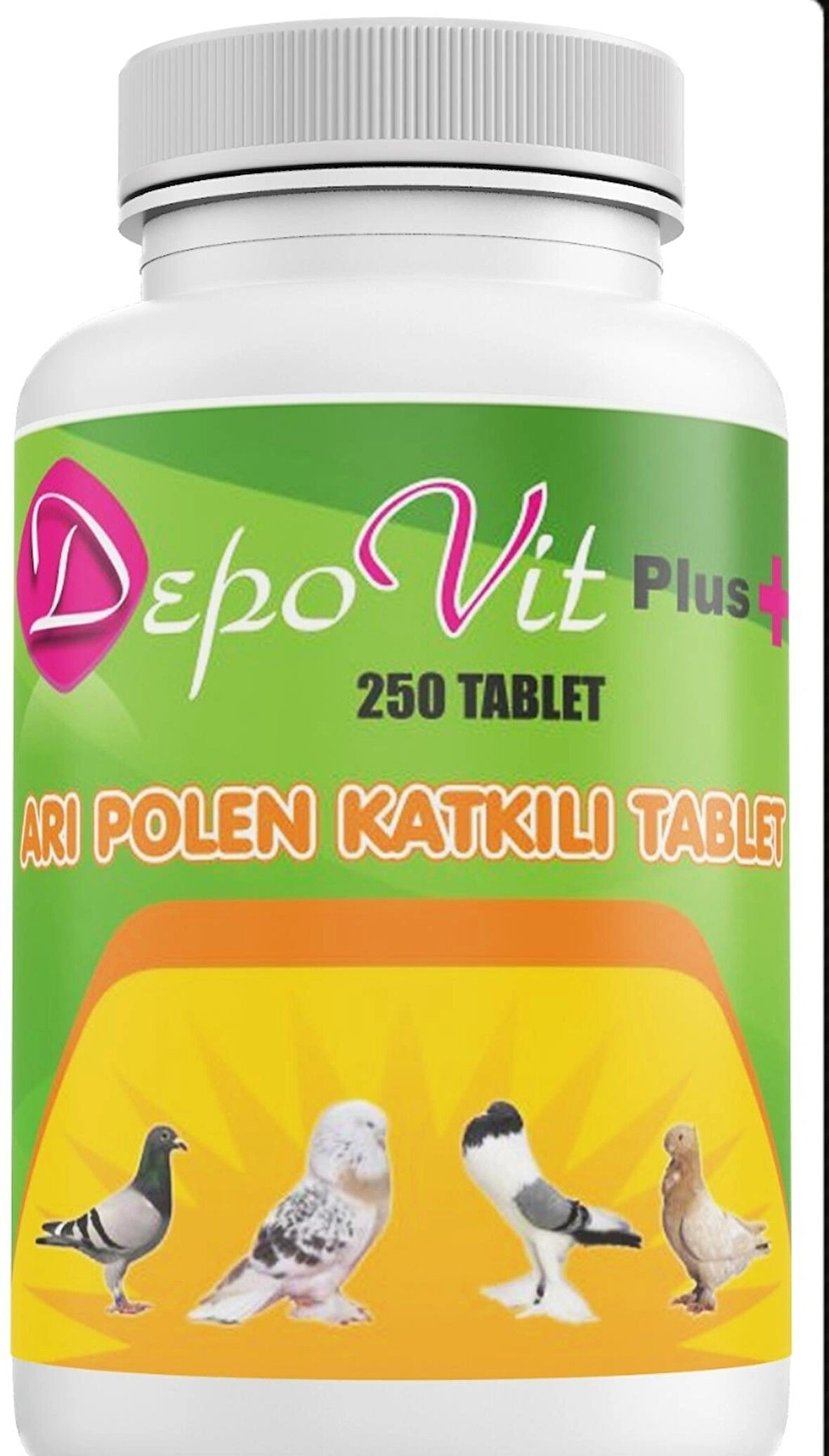 DEPOVİT Plus Arı Polenli Güvercin Yavru Gelişim Tableti