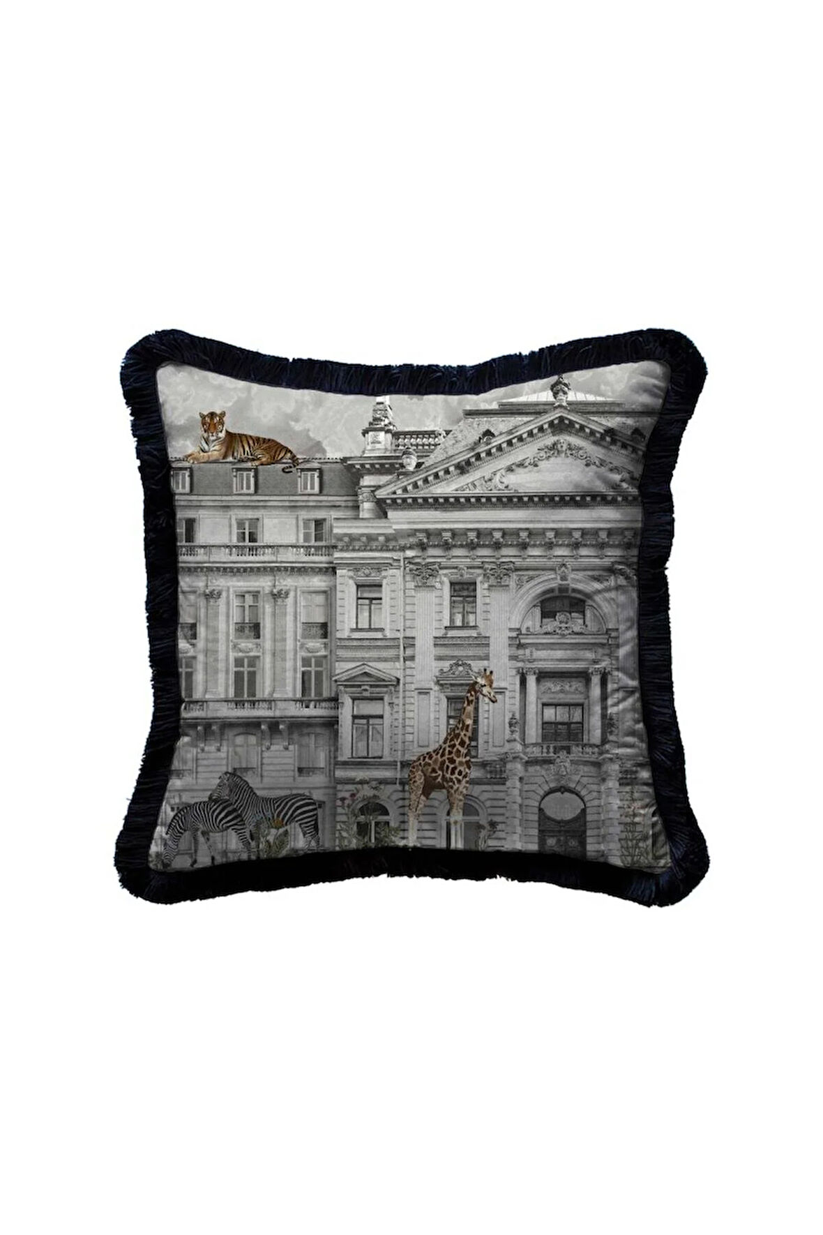 Zoo Design Yastık/Kırlent (Dolgu Boncuk Elyaf, Ulusl. Yıkama Ve Solmama Sertifikası)